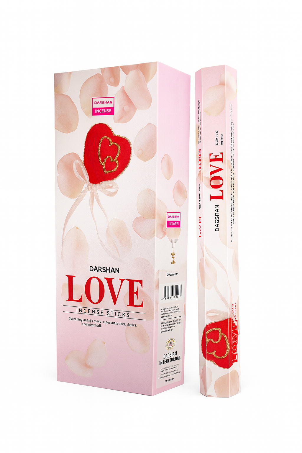 Darshan Love Incense Sticks – Romantic Floral Fragrance