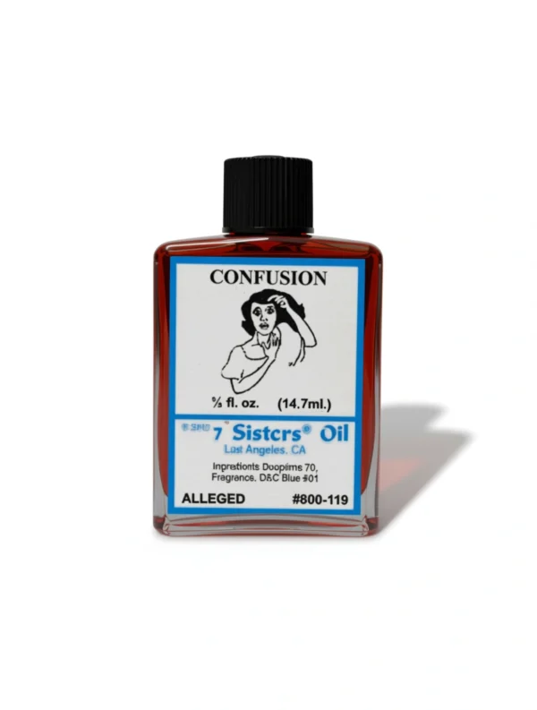 Confusion Spiritual Oil – Disrupt Negativity & Confuse Enemies confusion oil, 7 sisters oil, spiritual oil, enemy confusion ritual, stop gossip oil, protection oil, reversal oil, conflict-breaking oil