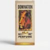 Domination Perfume box with lion artwork and spiritual fragrance branding